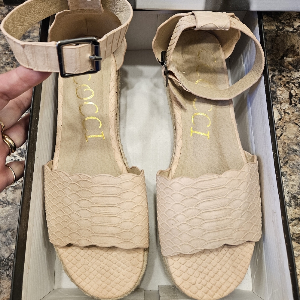 Womens Snakeskin/Python Espadrilles - image 2